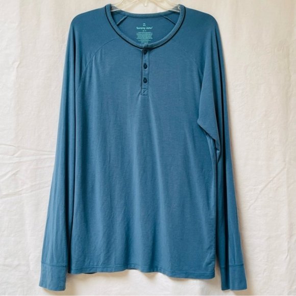 Tommy John Other - Tommy John Long Sleeves Mens Medium Top Shirt Henley Loungewear Soft Casual Cozy